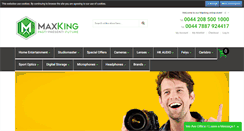 Desktop Screenshot of maxking.com